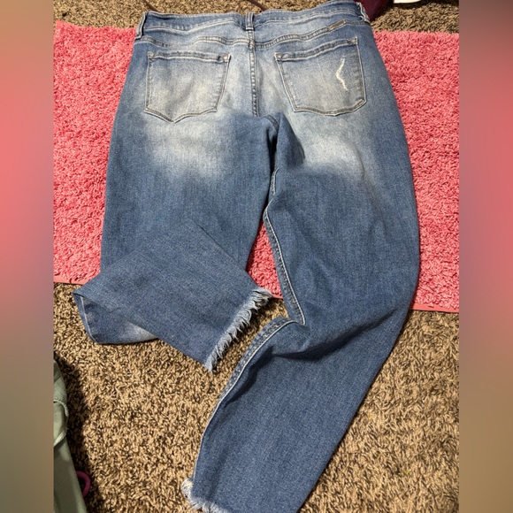 KanCan Light Blue Distressed Skinny Jeans - Picture 4 of 5